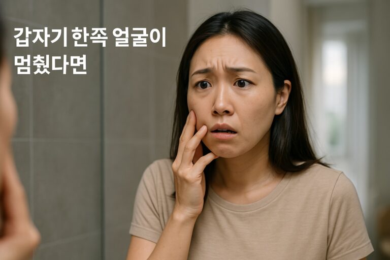 인천 구안와사 안면마비, 첩약 건강보험·실손 적용과 양방 병행 치료｜송도 나은내일한의원